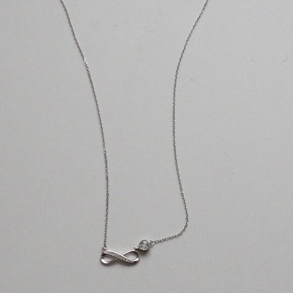 Michael Todd Hello Beautiful Sterling Silver Forever Necklace New in Box - Picture 7 of 7